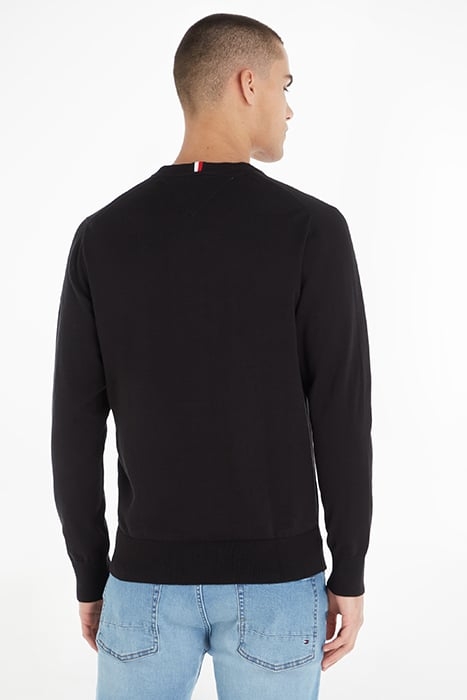 1985 RELAXED FIT V NECK SWEATER BLACK 2