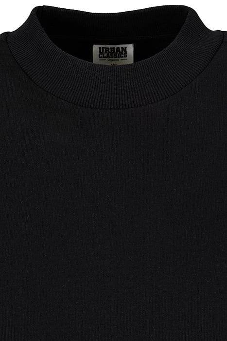 LADIES OVERSIZED ORGANIC CREWNECK BLACK 8