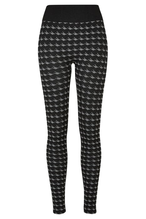 LADIES SEAMLESS HERITAGE LEGGINGS BLACKHOUNDSTOOTH 4
