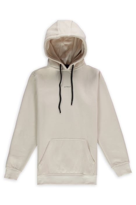 UNISEX ASPACT BACK LOGO HOODIE SAND 1