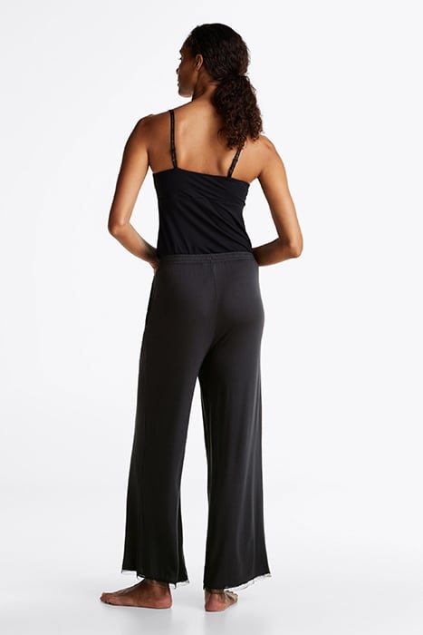 LONG FIT PYJAMA PANTS BLACK 3