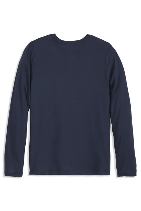 HURLEY MEN'S 1PK CREWNECK LS T NAVY 2