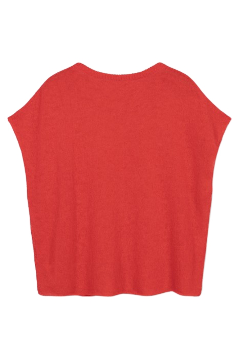 TEE THIN KNIT POPPY RED 5