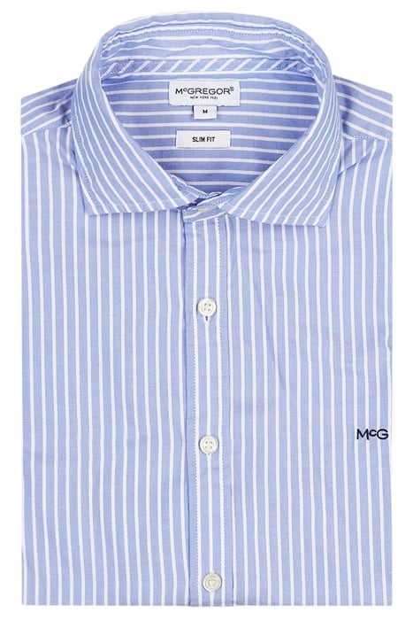 STRIPE SHIRT MEDIUM BLUE 6