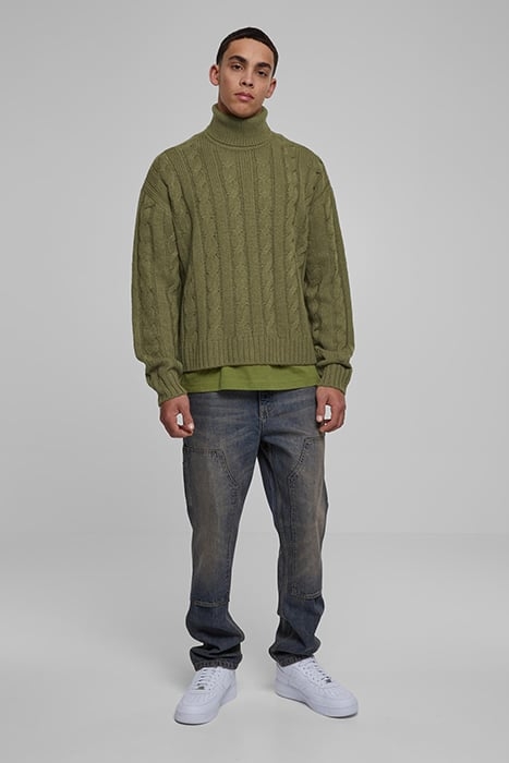 BOXY ROLL NECK SWEATER TINIOLIVE 3