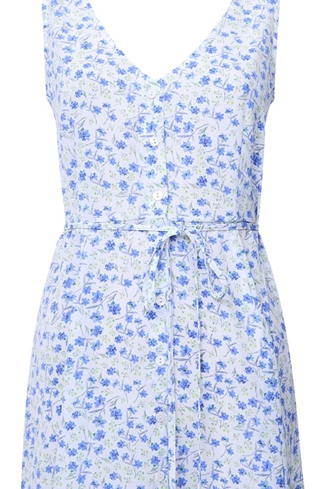 CAMILLE V-NECK SLEEVELESS DRESS SZ18 SUMMER WHITE 3