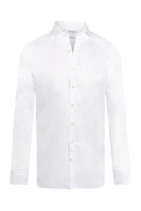 SATIN TWILL SHIRT WHITE 1