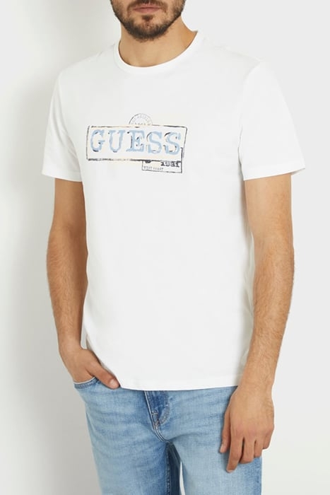 SS CN GUESS BOX LOGO PURE WHITE 1