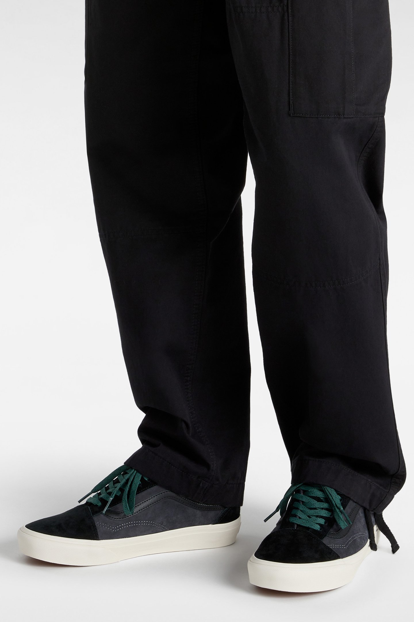 OLD SKOOL PIG SUEDE PLAID GRAY/BLACK 2