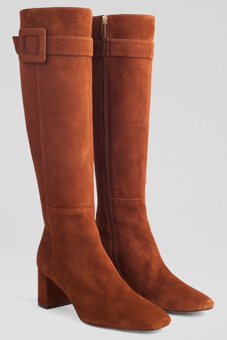 CARLOTTA COVERED BOOTS TAN 2
