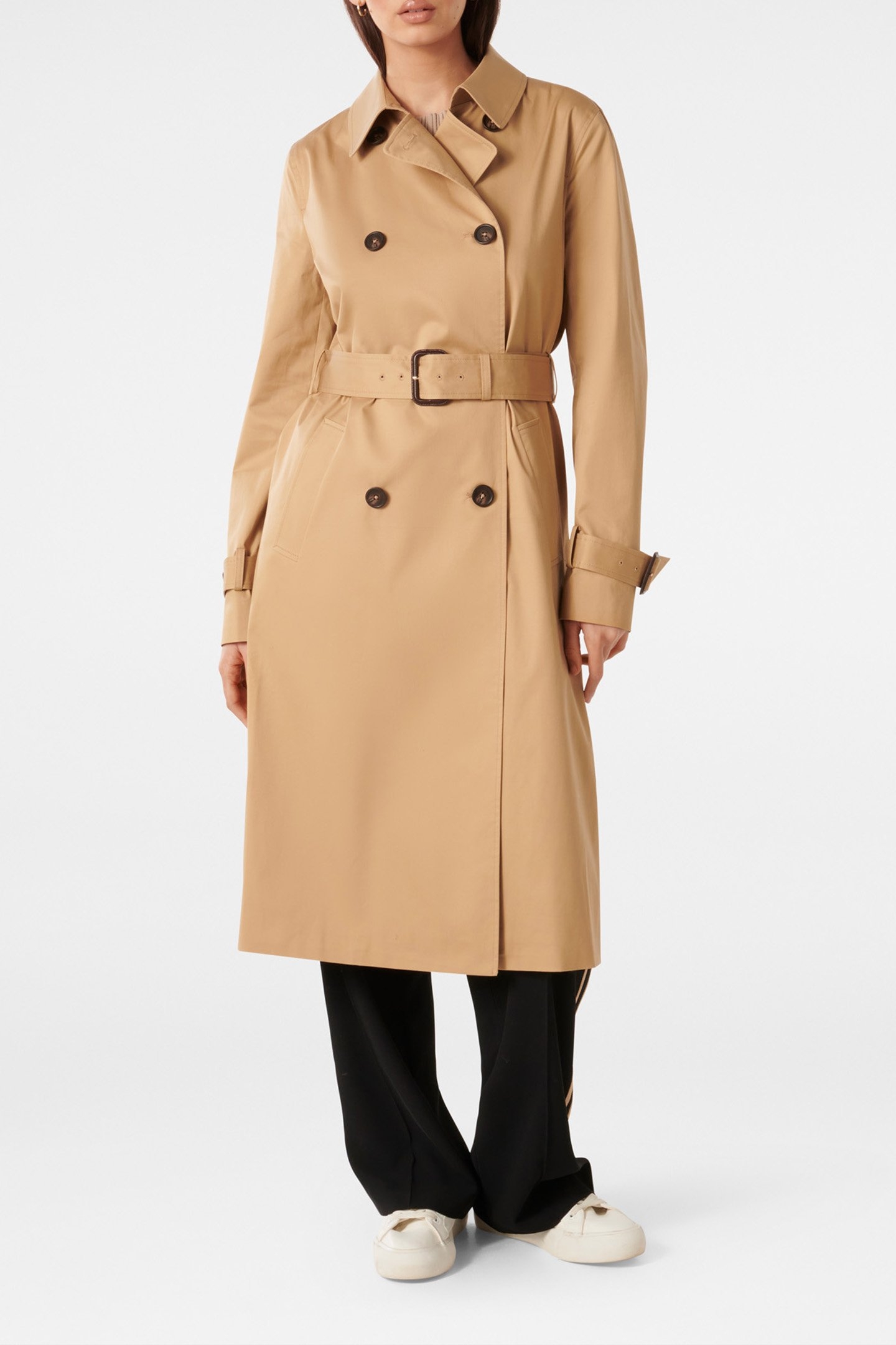 JACINTA CLASSIC TRENCH COAT CAMEL 1