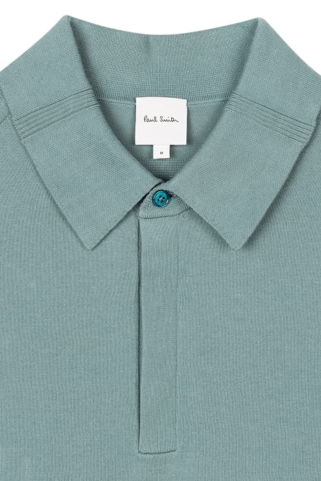 MENS SWEATER SS POLO GREYISH BLUE 5