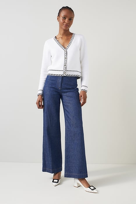 RIVER BOXY CARDIGAN BLACK 2