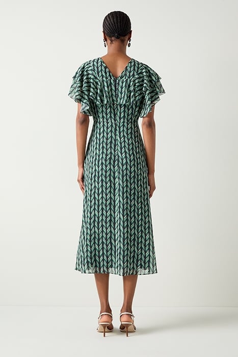 AGNES RIBBON MIDI DRESS BLUE 2