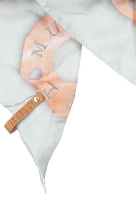 SILK SCARF CLASSIC MINT GREEN 3