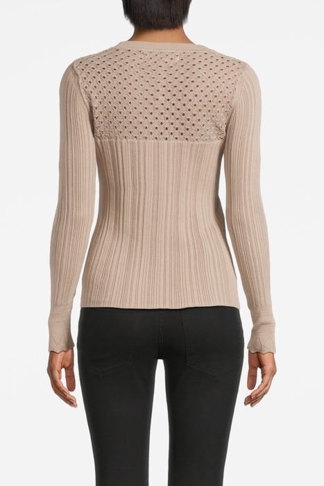 MARIE RN LS TOP SWTR SUMMER CLAY 2