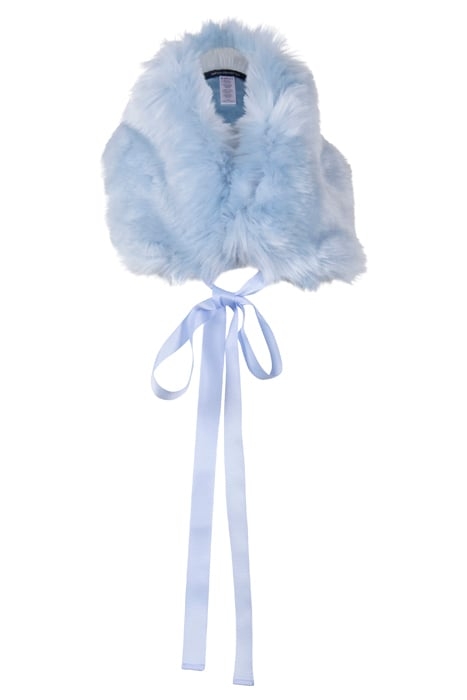 FUR TIPPET BLUE 1