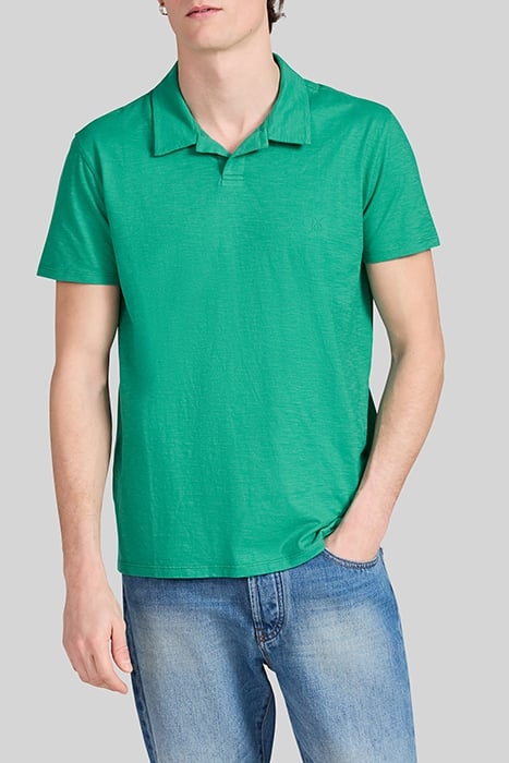 PETROL ORGANIC SLUB COTTON T-SHIRT 1