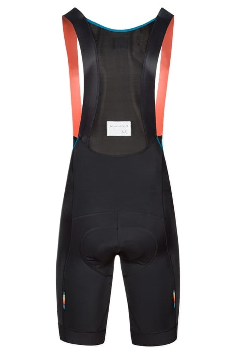 MENS CYCLE BIBSHORT ARTIST STRIPE BLACK 4
