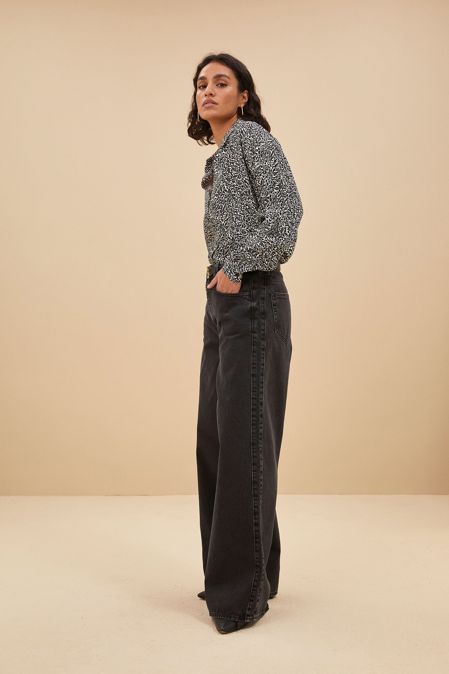 LYKKE CALM FLOWER BLOUSE CALM FLOWER PRINT 3