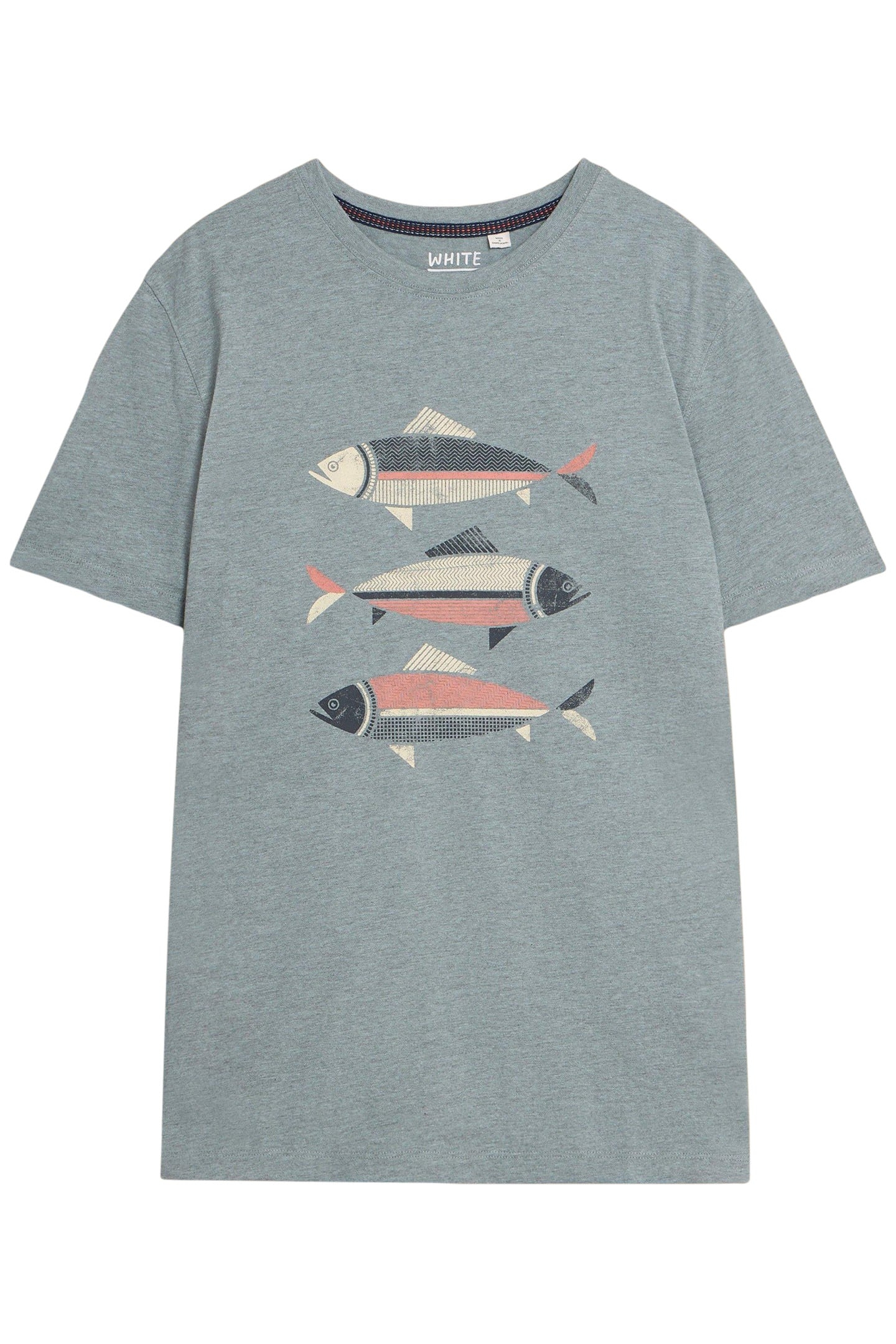 FISH GRAPHIC TEE DENIM PRINT 3