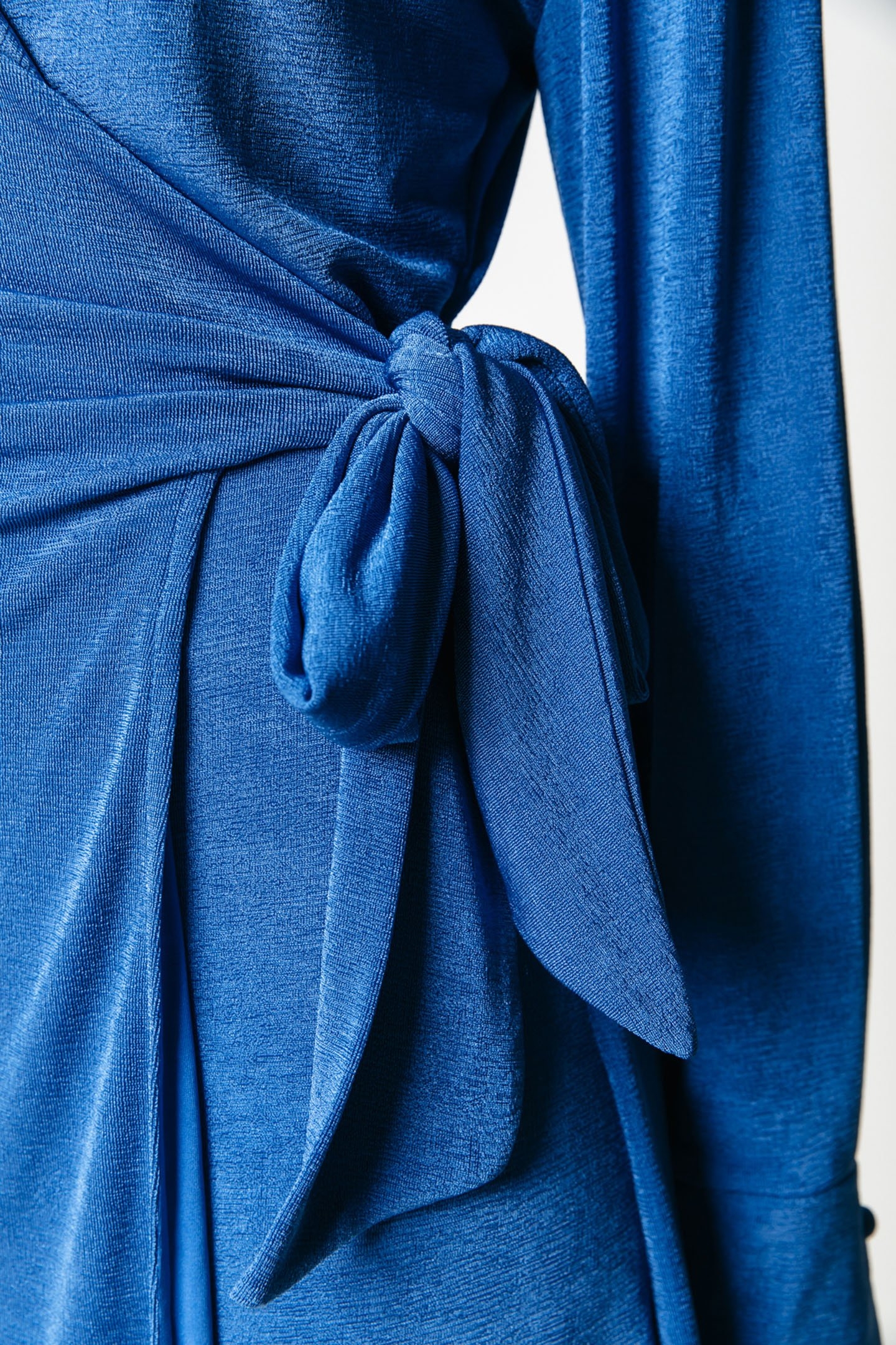 DORIN UNI WRAP DRESS LS VALLARTA BLUE 4