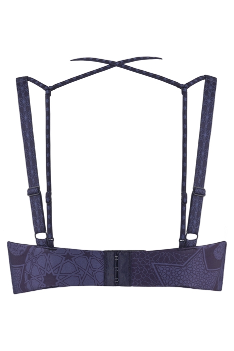 SUPERNOVA MIDNIGHT BLUE PLUNGE BALCONY BRA 4