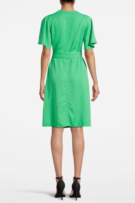 WRAP DRESS BREEZY TENCEL ISLAND GREEN 2
