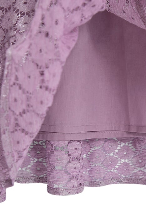 GIRL'S LILAC LACE SHORT DRESS 5