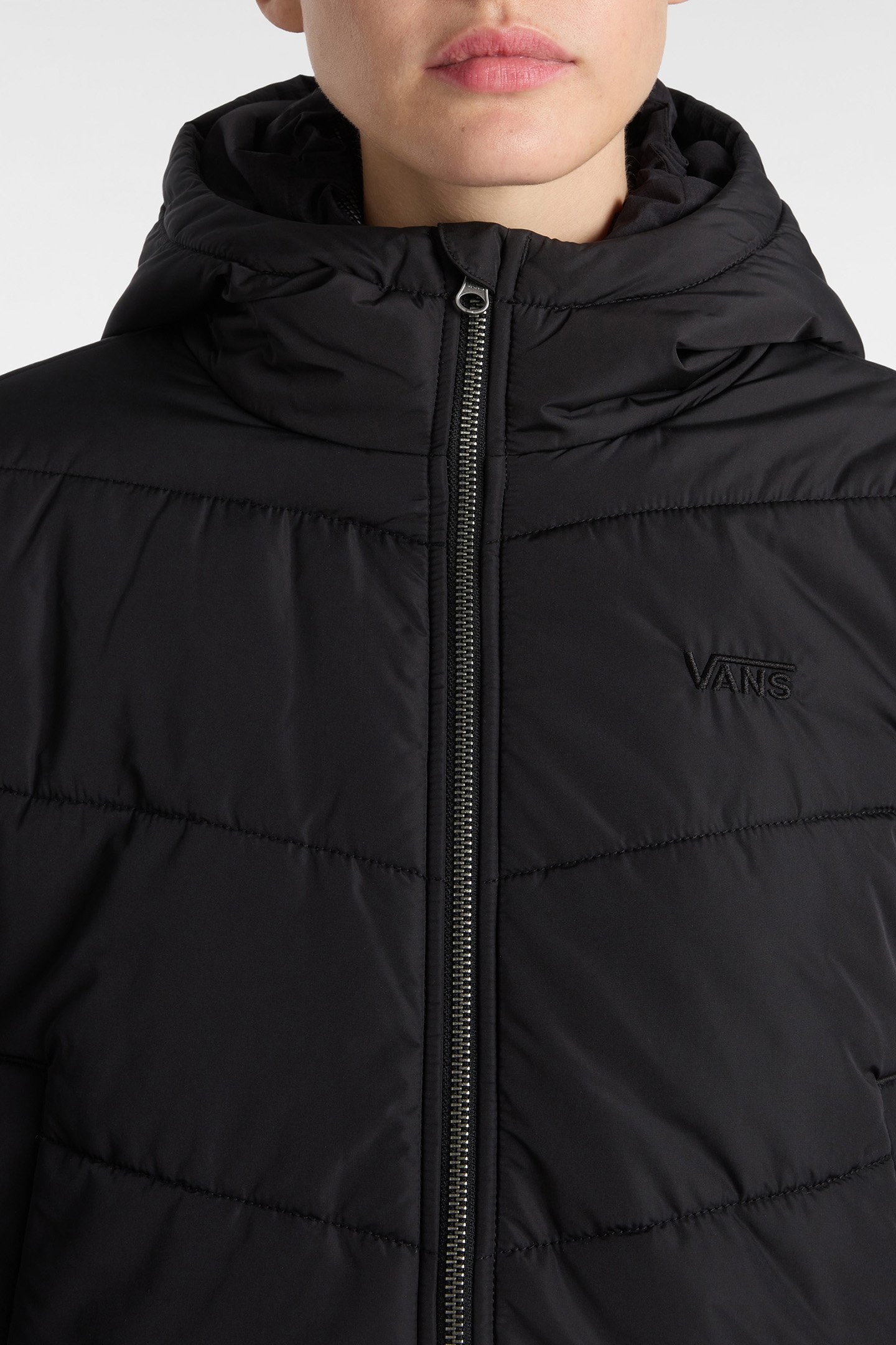 MTE FOUNDRY CROP PUFF HOOD BLACK 7