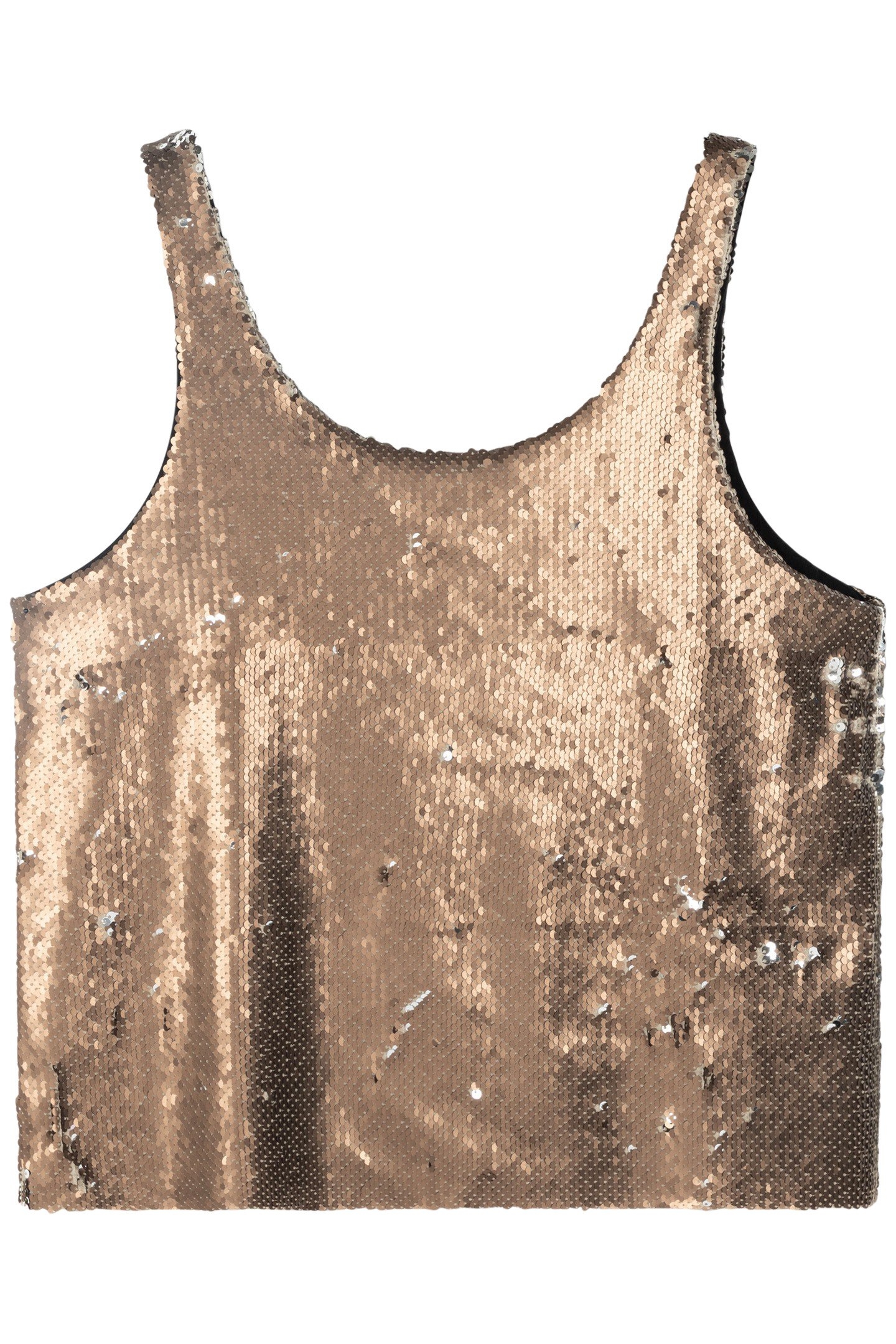 TOP SEQUINS WARM TAUPE 5