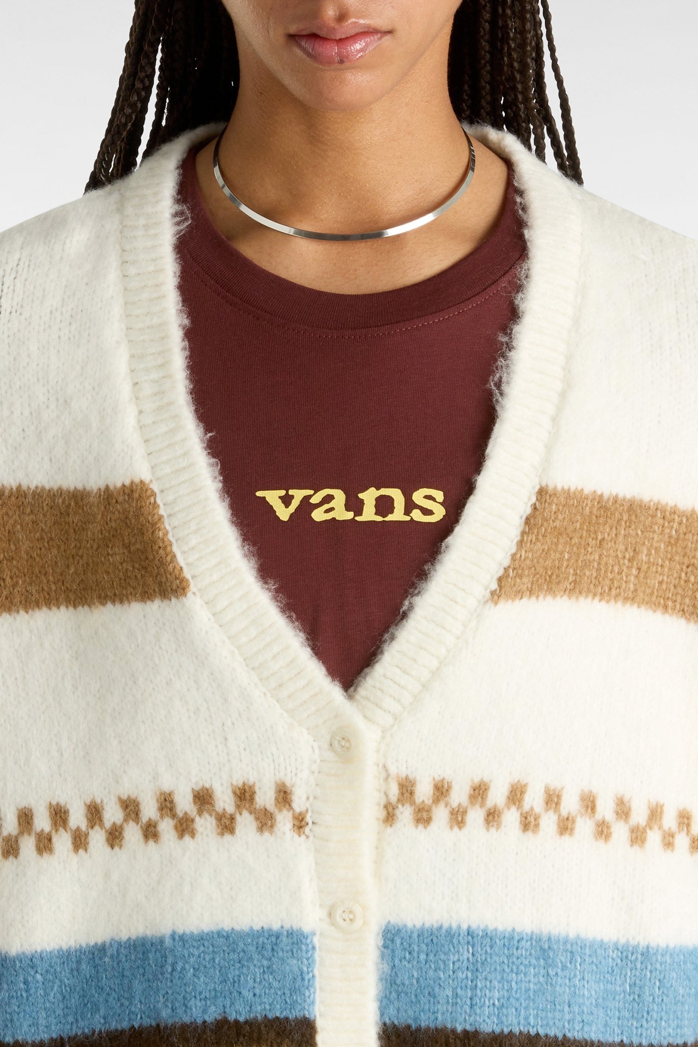 VALERIE STRIPE CARDIGAN MARSHMALLOW 7