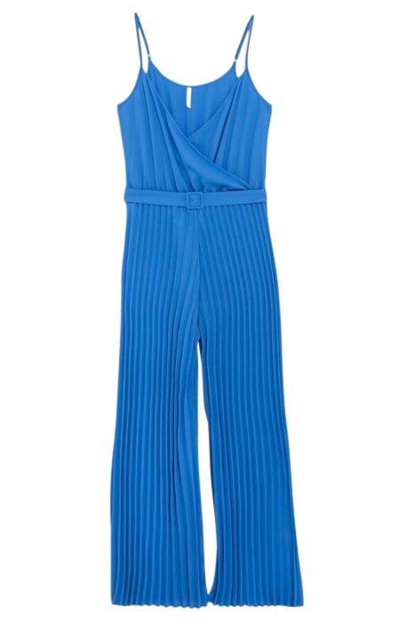 AZURE BLUE PLEATED JUMPSUIT 3