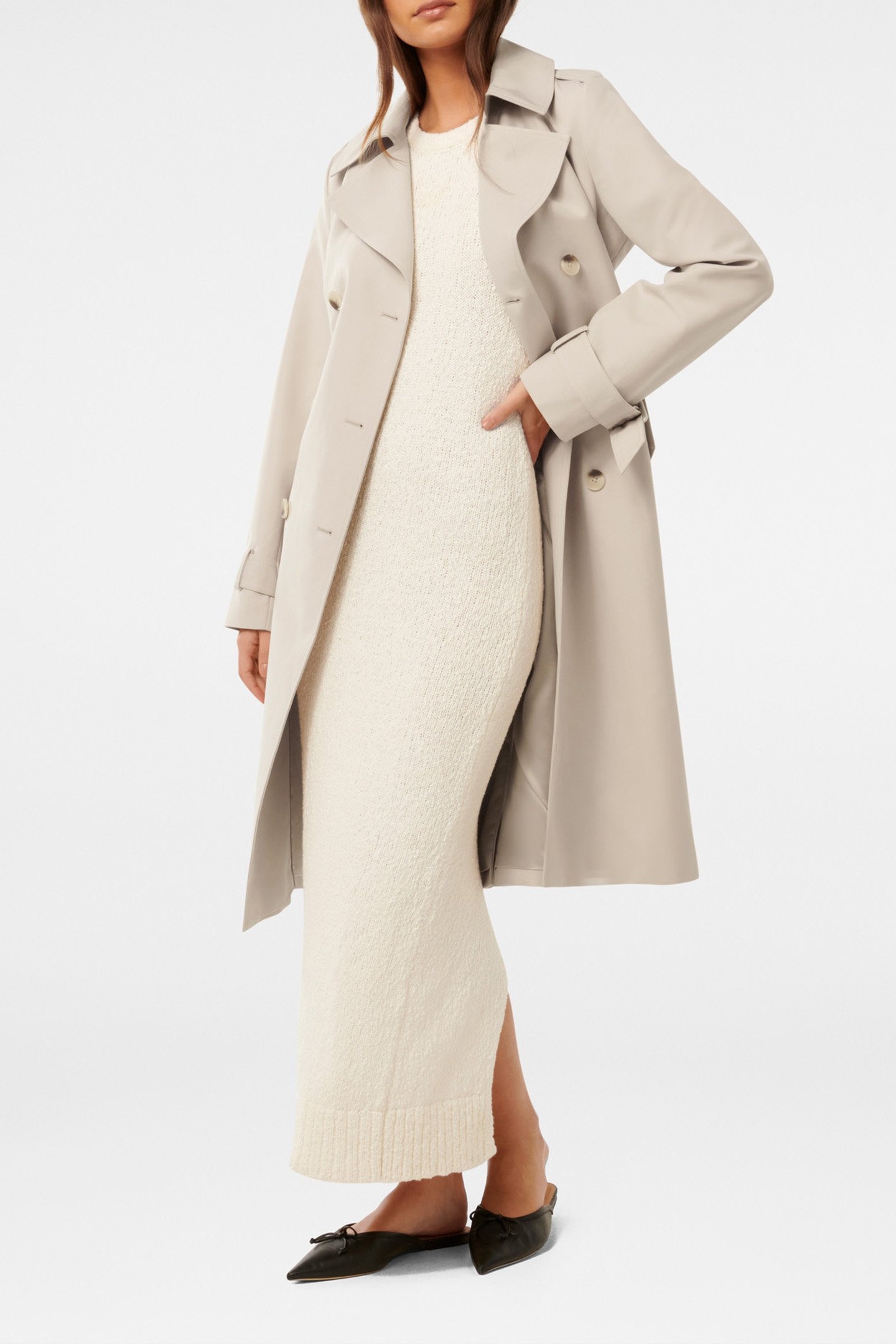 MAGGIE FASHION TRENCH COAT BISCUIT 5