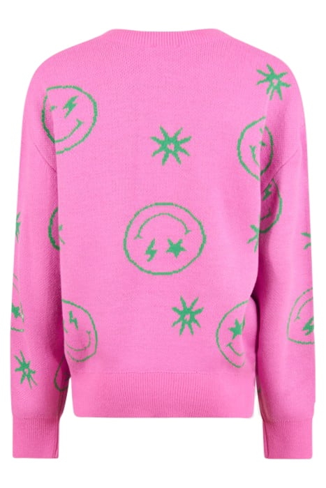 GAA-SBLIGHTNING SMILE KNIT PINK 4