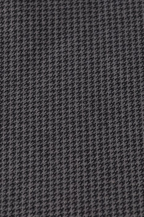 BIRDSEYE JACQUARD CAMP SHIRT CHARCOAL 3