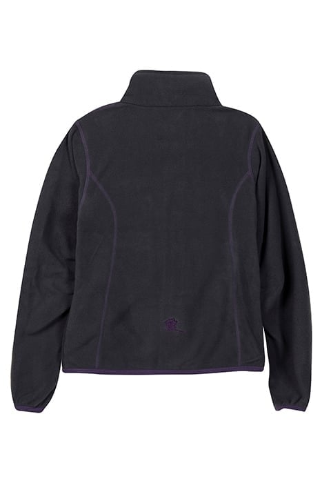 RUNDE YOUTH GIRL JKT SOLID CHARCOAL / PURPLE VELVET 2
