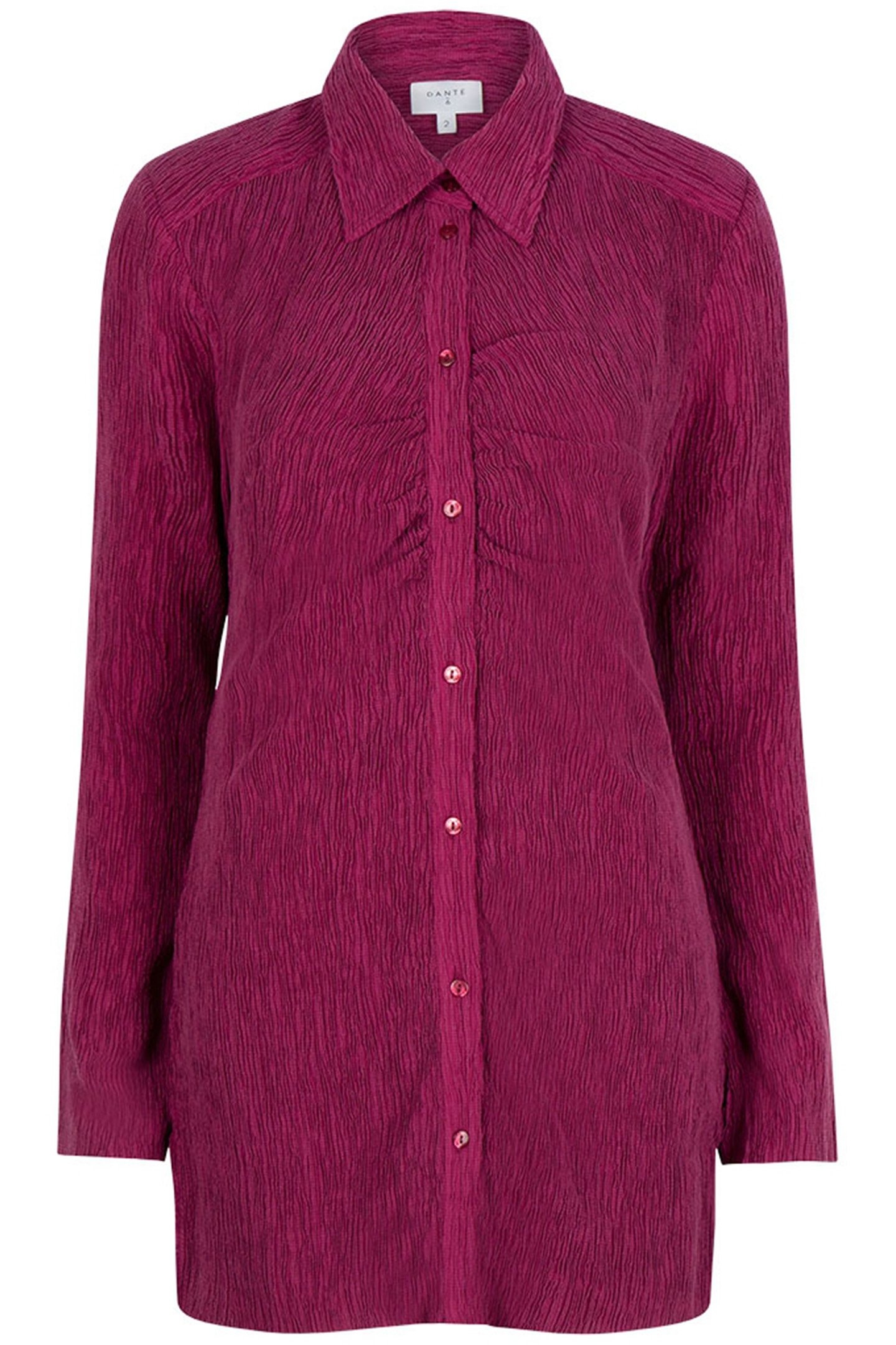 CANDICE PLISSÉ SHIRT MULBERRY 4