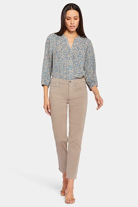 STELLA TAPERED ANKLE SADDLE WOOD 3