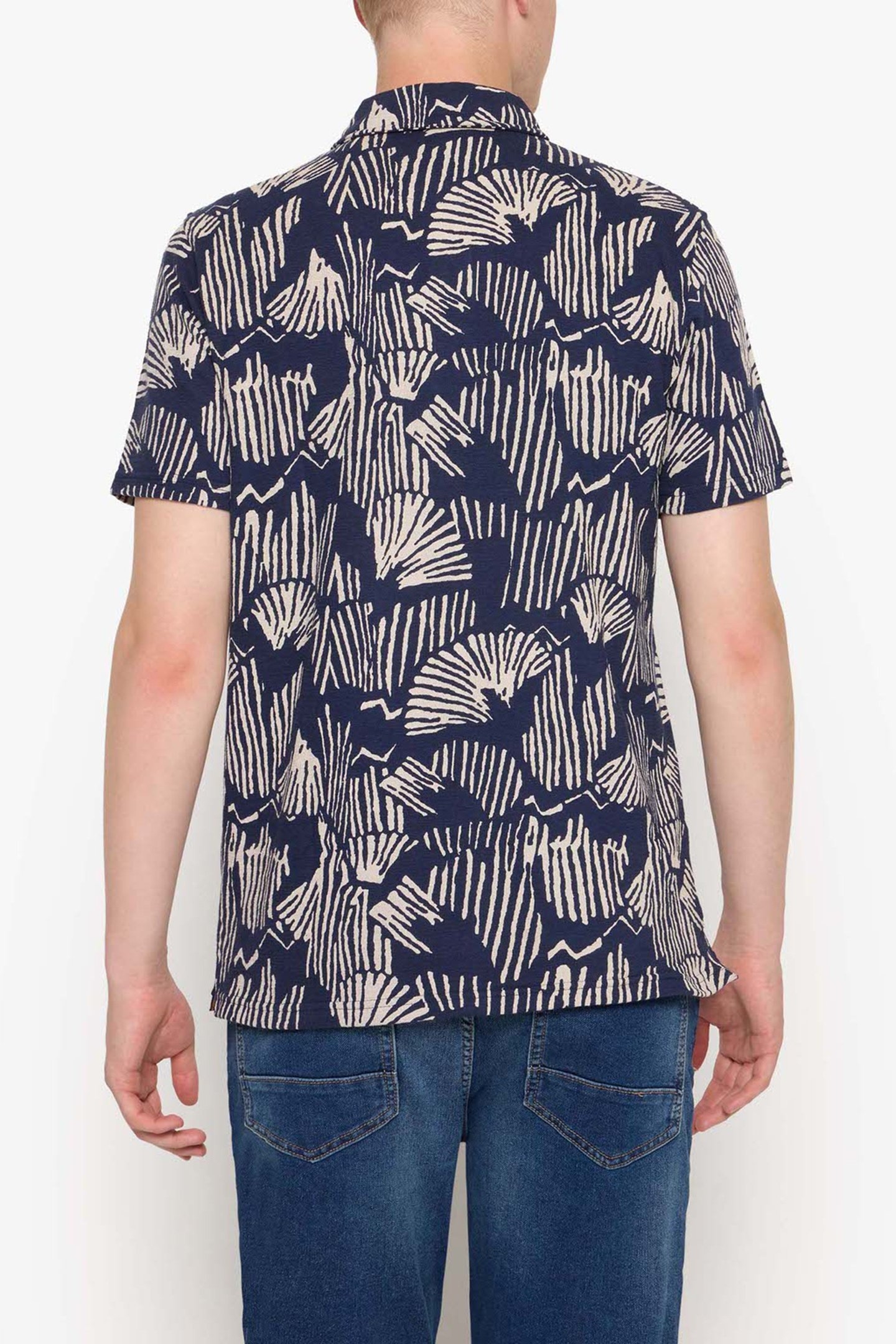 OTTOSI AOP POLO BLUE CAPTAIN 2