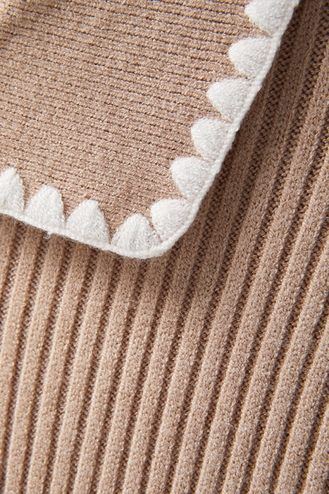 SWEATER CARDIGAN OATMEAL HEATHER 6