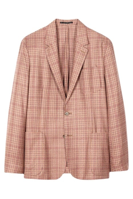 MENS 2 BTN PATCH POCKET JACKET PINK 4