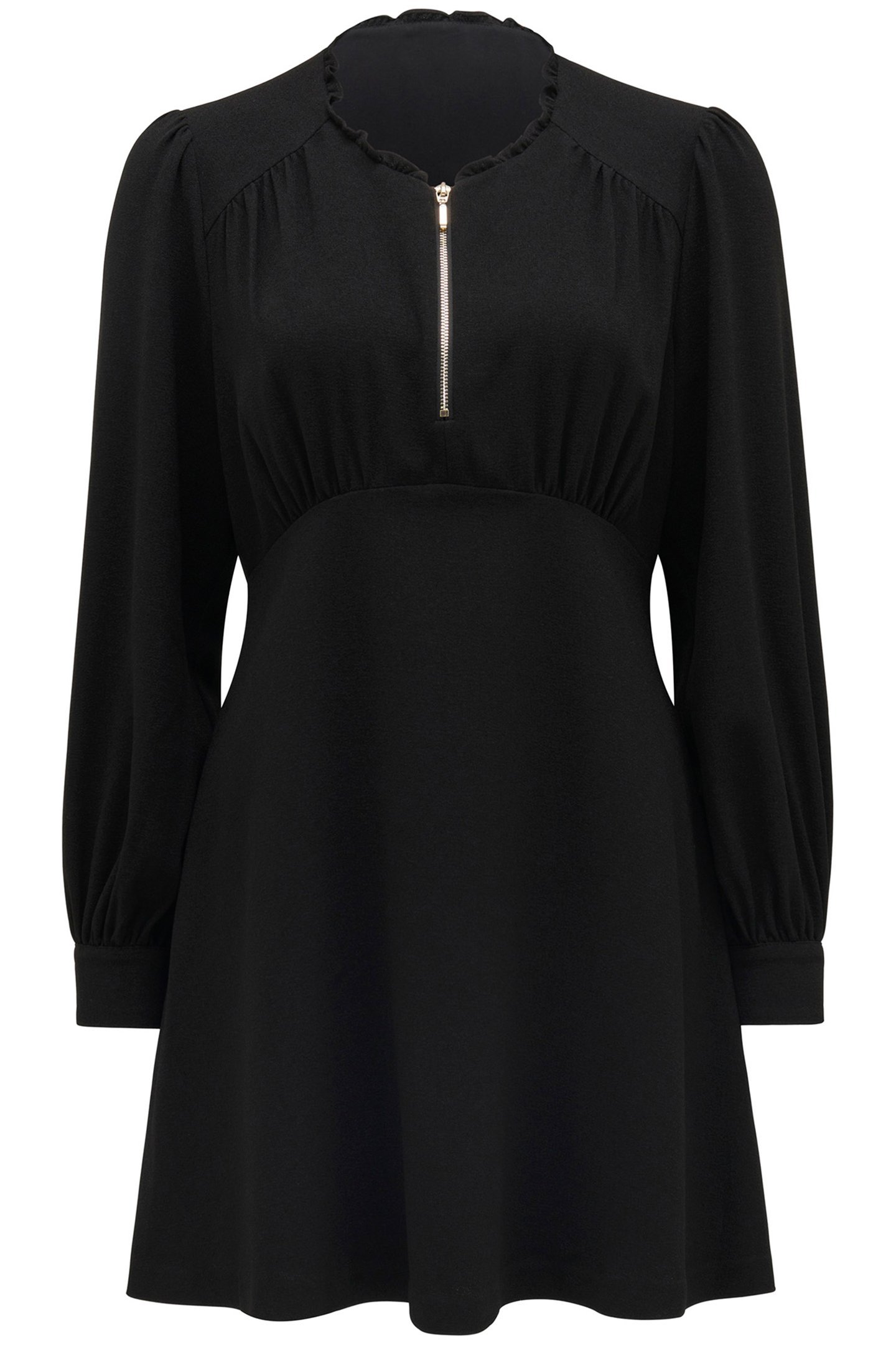 JENSEN PETITE RING PULLER MINI DRESS BLACK 4