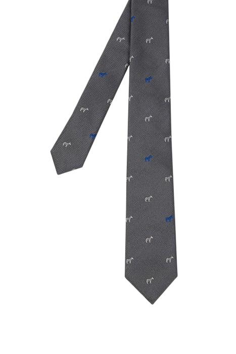 MEN TIE NARROW 6CM GREY 1