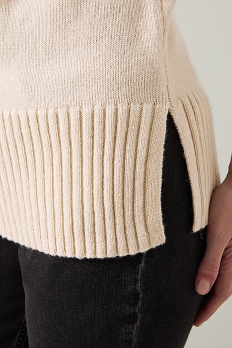 FRANCES ROLL KNITTED SWEATER CAMEL 7