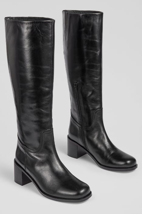 CLAUDE ROUNDED BOOTS BLACK 3