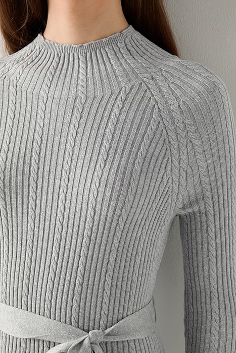 WEST CABLE MIDI DRESS GREY 5