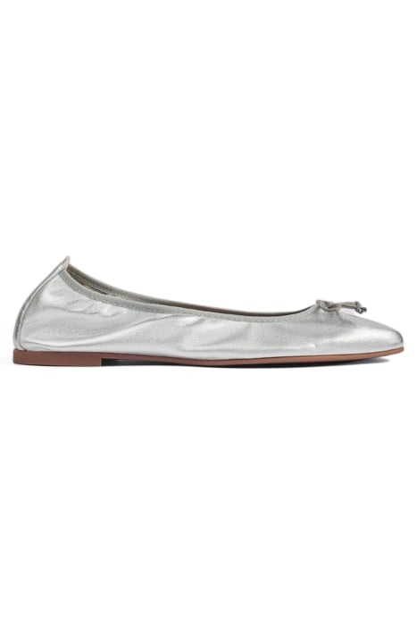 TRILLY BALLERINA SHOES SILVER 1