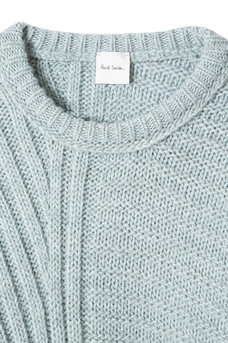 WOMENS KNITTED JUMPER GREYISH BLUE 6