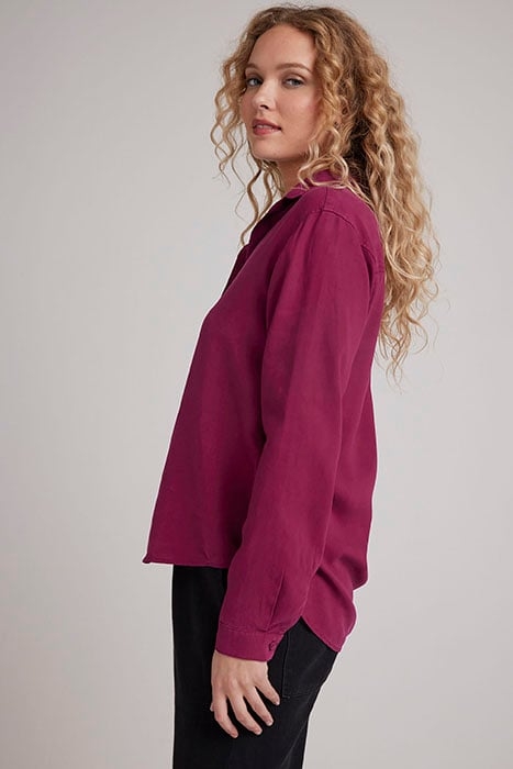 BUTTON DOWN SHIRT DARK MAGENTA 3